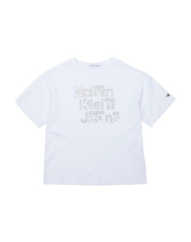 CALVIN KLEIN JEANS T-shirt Bianco 100% Cotone