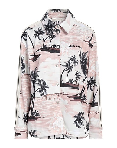 PALM ANGELS Floral shirts & blouses Beige 100% Polyester