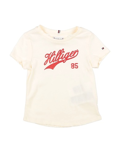TOMMY HILFIGER T-shirt Ivory 60% Cotton, 40% Polyester