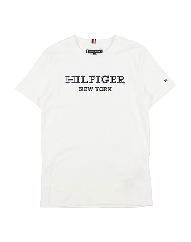 TOMMY HILFIGER T-shirt White 100% Cotton