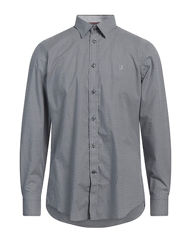 HARMONT & BLAINE Patterned shirt Midnight blue 100% Cotton