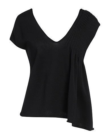LIVIANA CONTI Jumper Black 65% Viscose, 35% Polyamide, Elastane