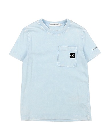 CALVIN KLEIN JEANS T-shirt Light blue 100% Cotton