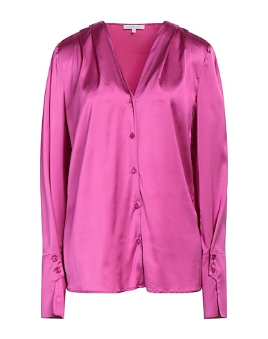 PATRIZIA PEPE Solid color shirts & blouses Fuchsia 67% Viscose, 28% Polyamide, 5% Elastane