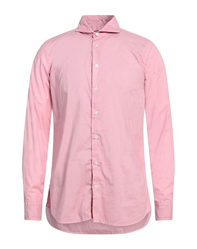 LARDINI Chemise de couleur unie 100% Coton