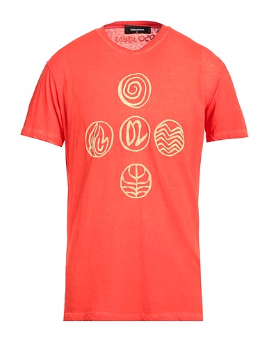 DSQUARED2 T-Shirt Orange 100% Baumwolle