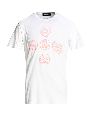 DSQUARED2 Camiseta Blanco 100% Algodón