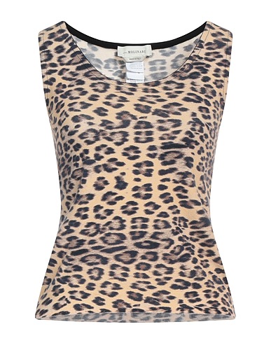 ANNA MOLINARI Top Beige 95% Viskose, 5% Elastan