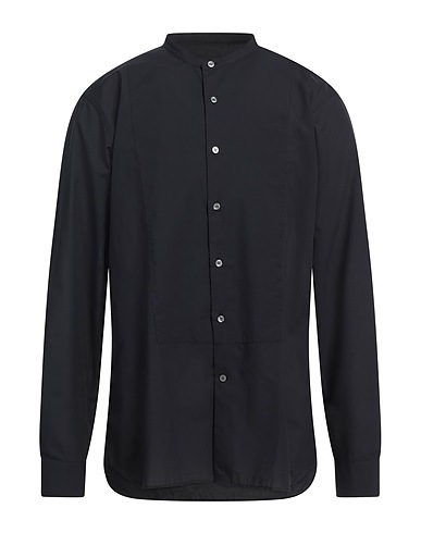 DUNHILL Solid colour shirt Black 100% Cotton