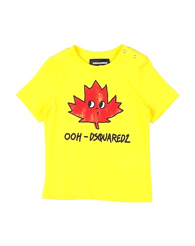 DSQUARED2 T-shirt Yellow 100% Cotton