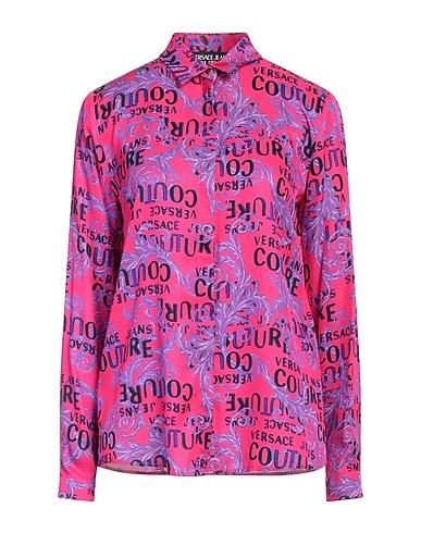VERSACE JEANS COUTURE Chemises et chemisiers fantaisie Fuchsia 100% Viscose