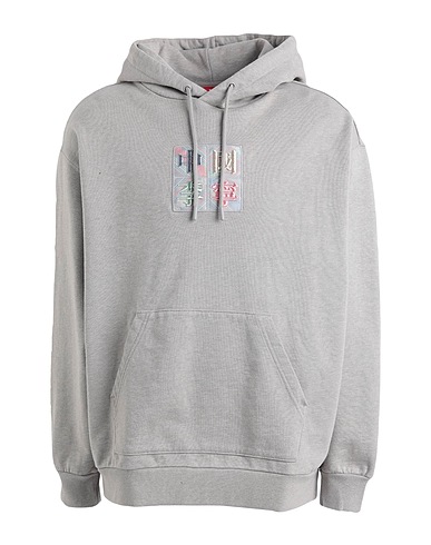 LI-NING Hoodie Hellgrau 100% Baumwolle