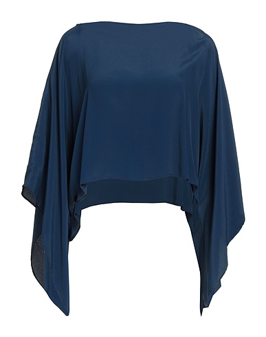 OTTOD'AME Top Blu navy 70% Acetato, 30% Seta