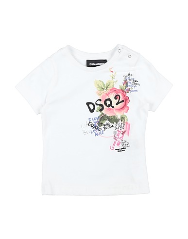 DSQUARED2 T-shirt Bianco 100% Cotone