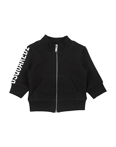 DSQUARED2 Sweatshirt Black 100% Cotton, Elastane