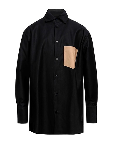 JW ANDERSON 柄入りシャツ ブラック コットン 100%