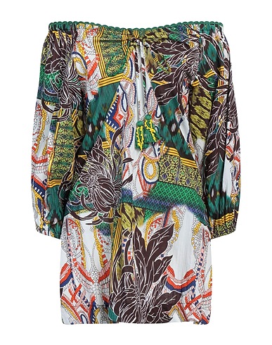 CONNOR & BLAKE Top spalle scoperte Verde petrolio 100% Cotone