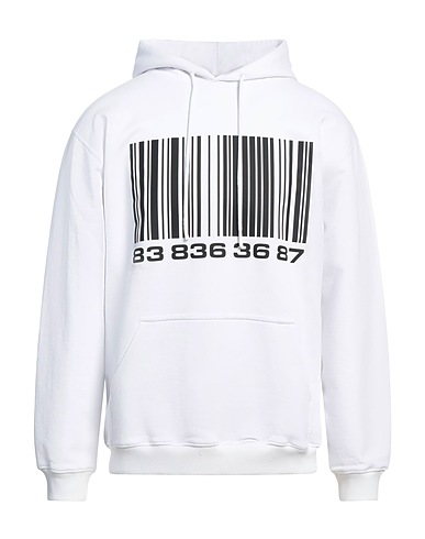 VTMNTS Hooded track jacket  White 80% Cotton, 20% Polyester