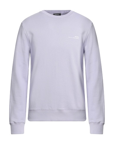 A.P.C. Sweatshirt Lilac 98% Cotton, 2% Polyester, Elastane