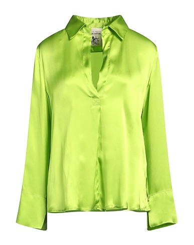 SEMICOUTURE Top Limettengrün 87% Acetat, 13% Seide