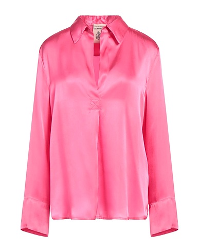 SEMICOUTURE Top Fuchsia 87% Acétate, 13% Soie
