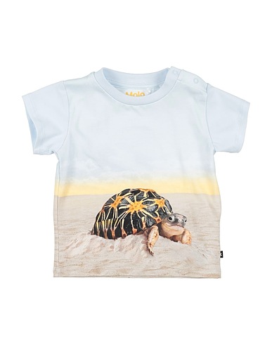 MOLO T-Shirt Himmelblau 95% Organische Baumwolle, 5% Elastan