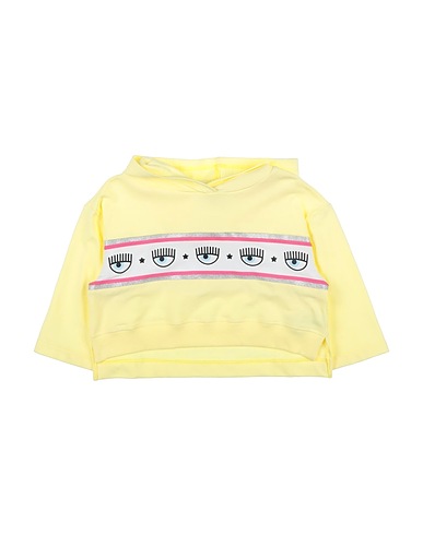 CHIARA FERRAGNI Felpa Giallo pastello 96% Cotone, 4% Elastan