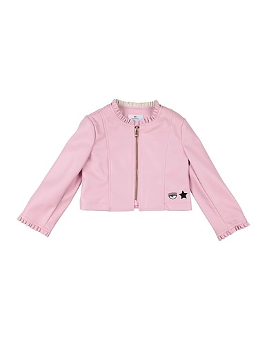 CHIARA FERRAGNI Giubbotto Rosa 100% Poliestere, Resina poliuretanica