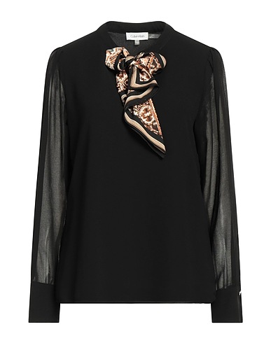 CALVIN KLEIN Top Black 100% Polyester