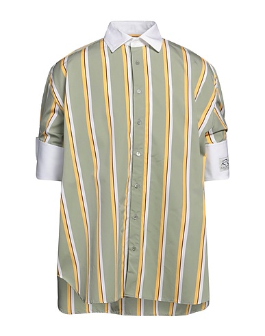 RAF SIMONS Striped shirt Military green 100% Cotton