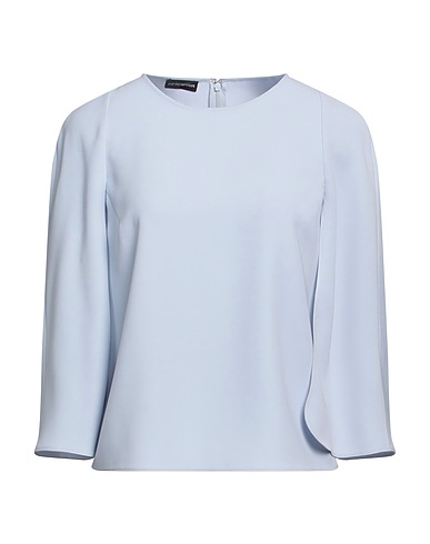 EMPORIO ARMANI Top Sky blue 100% Polyester
