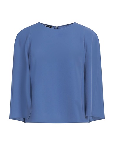 EMPORIO ARMANI Top Pastel blue 100% Polyester