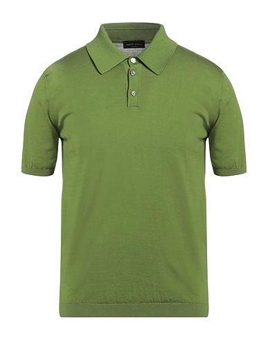 ROBERTO COLLINA Pullover Verde militare 100% Cotone