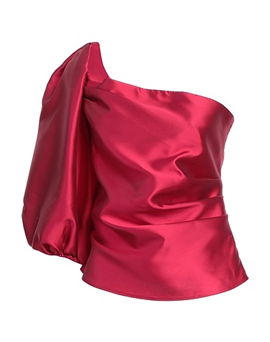 SIMONA CORSELLINI One-shoulder top 100% Polyester