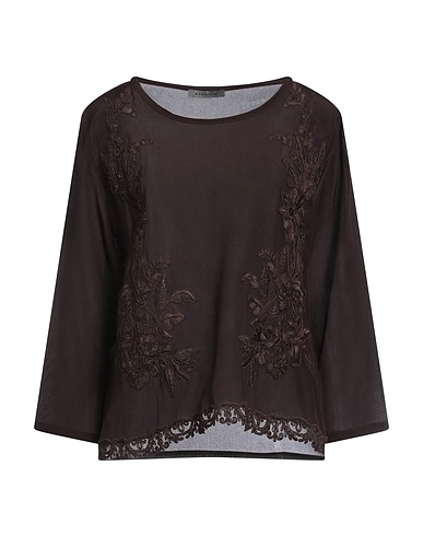 MAURIZIO Top Testa di moro 90% Seta, 10% Rayon