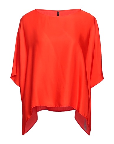 MANILA GRACE Top Rosso pomodoro 100% Viscosa