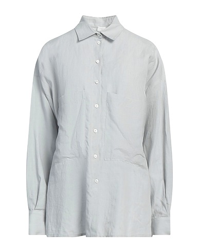 ELEVENTY Linen shirt Light grey 100% Linen