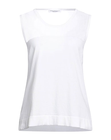AMINA RUBINACCI Top Off white 85% Cotton, 15% Polyamide