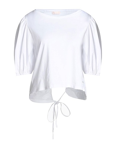 LIU •JO Camiseta Blanco 100% Algodón