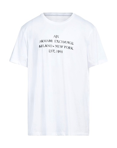 ARMANI EXCHANGE T-shirt White 100% Cotton
