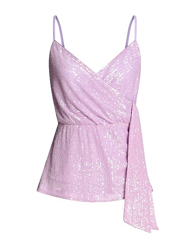 LIU •JO Top Purple 97% Polyester, 3% Elastane