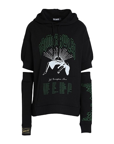 RAF SIMONS Felpa Nero 100% Cotone