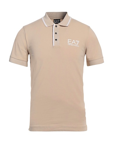 EA7 Polo Beige 95% Cotone, 5% Elastan