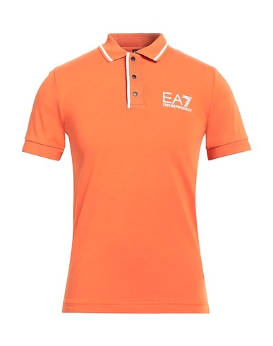 EA7 Polo Arancione 95% Cotone, 5% Elastan