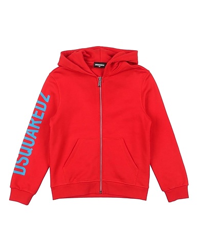 DSQUARED2 Sweatshirt Red 100% Cotton, Elastane