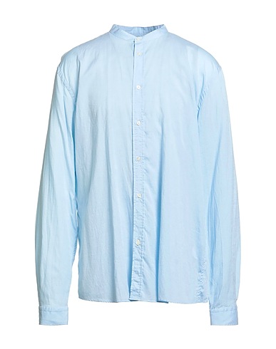 LIU •JO MAN Camicia tinta unita Celeste 57% Lyocell, 22% Lino, 21% Cotone