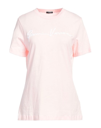 VERSACE T-shirt Pink 100% Cotton, Polyester