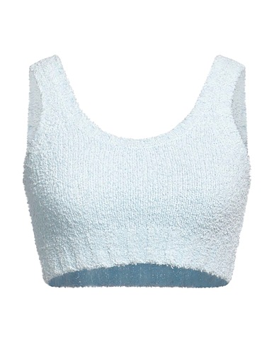 ROTATE BIRGER CHRISTENSEN Top Celeste 92% Cotone, 5% Cachemire, 3% Poliestere riciclato