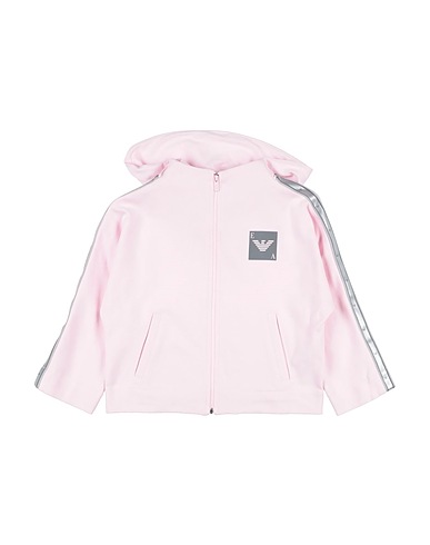 EMPORIO ARMANI Felpa Rosa chiaro 100% Cotone