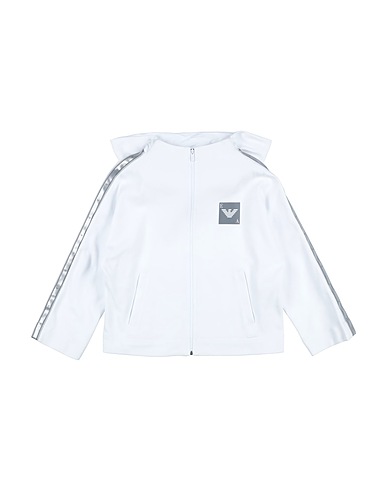 EMPORIO ARMANI Felpa Bianco 100% Cotone